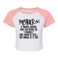 Mother A Magical Unicorn Raglan Crop Top | Artistshot