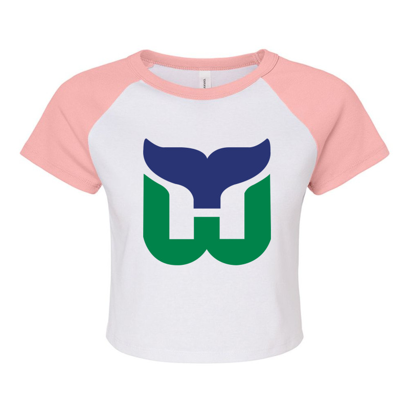 Hartford Boston Whalers Raglan Crop Top by Huanjitore | Artistshot