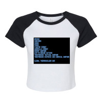 Wargames Selection Screen   Wargames Raglan Crop Top | Artistshot