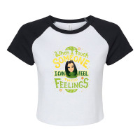 Empaths Feel Emotions Mantis Raglan Crop Top | Artistshot