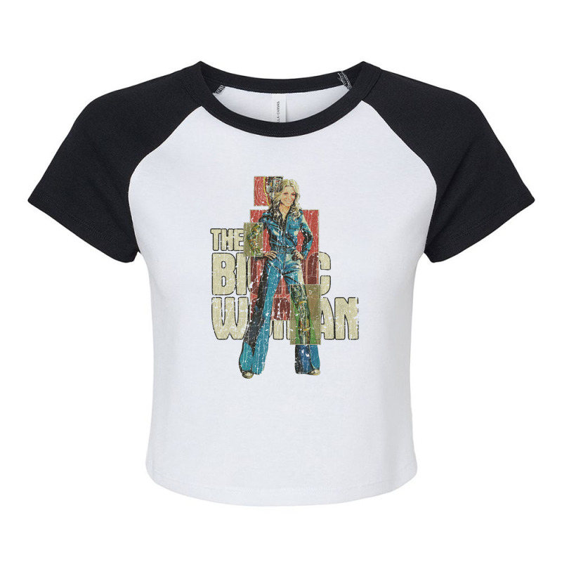 The Bionic Woman, Bionic Woman Raglan Crop Top by tanahlampang | Artistshot