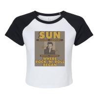 Sun, Sun Ad, Raglan Crop Top | Artistshot