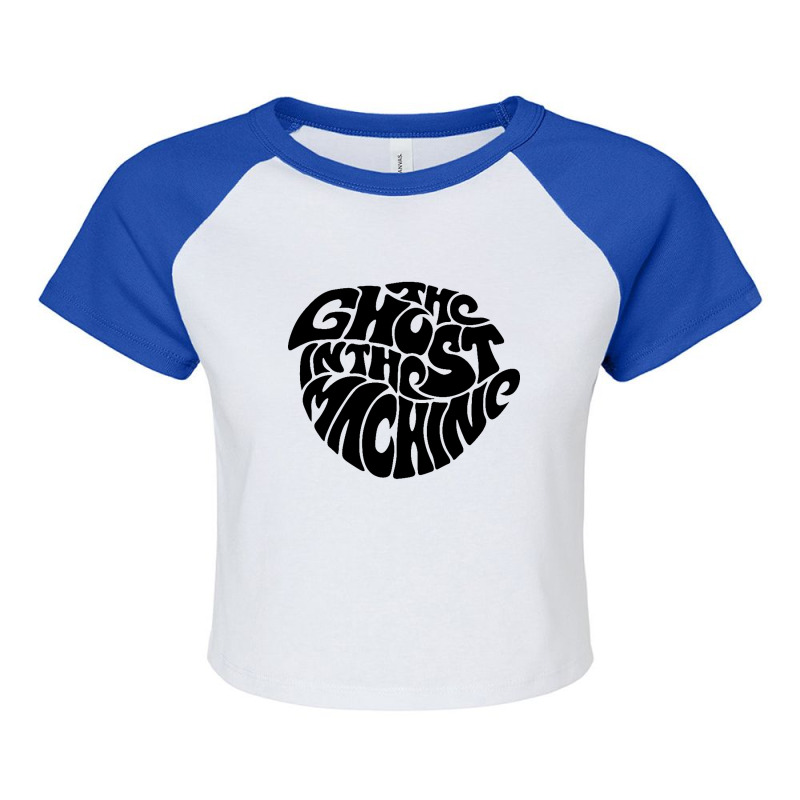 Ghost In The Machine Raglan Crop Top by saphira nadia | Artistshot