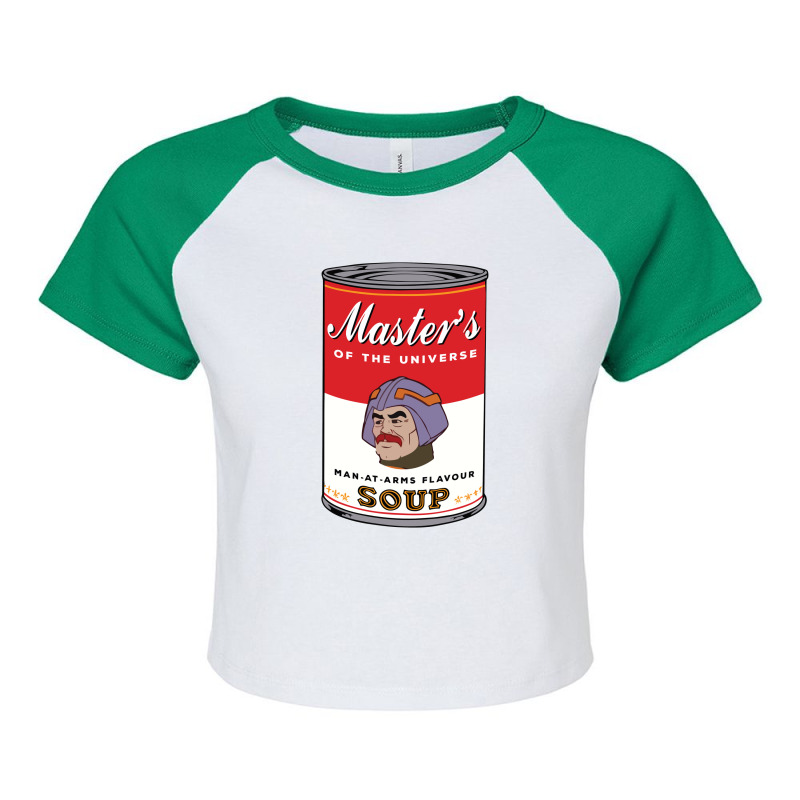 He Man Masters Of Universe Raglan Crop Top | Artistshot