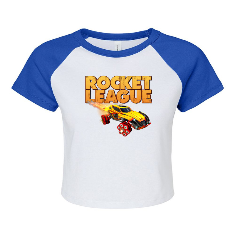 Rocket League Raglan Crop Top by boteztore | Artistshot