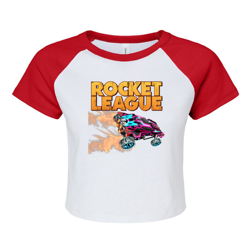 Rocket League Raglan Crop Top by boteztore | Artistshot