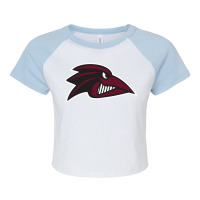 Franklin Pierce Ravens Raglan Crop Top | Artistshot