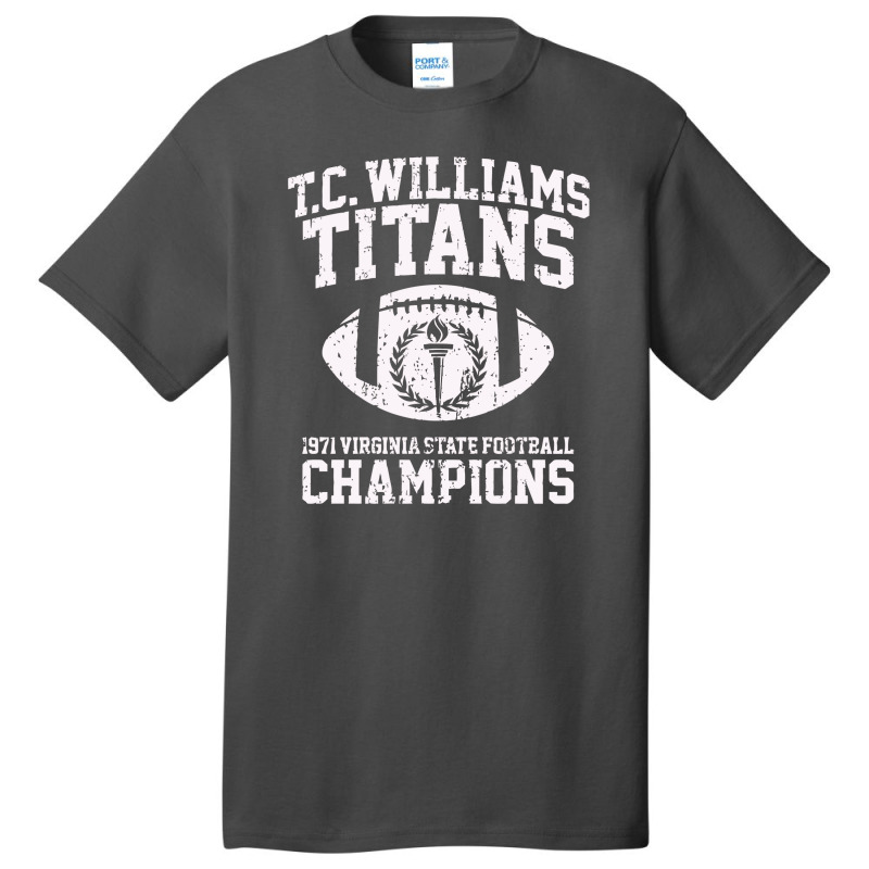 T.c. Williams Titans 1971 Football Champions Remember The Titans Basic T-shirt | Artistshot