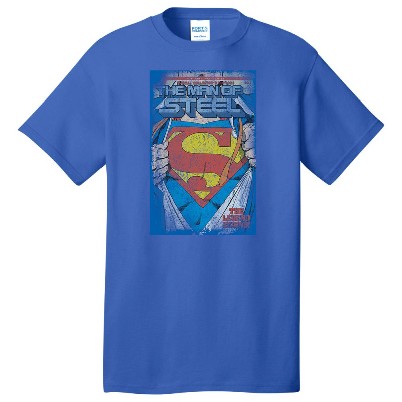 Legendary, The Man Of Steel Basic T-shirt | Artistshot