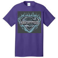 Man Of Steel Shield Basic T-shirt | Artistshot