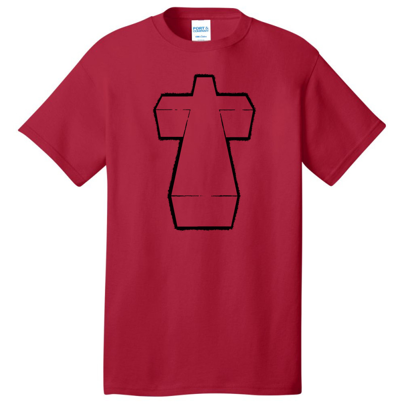 Cross Of Justice Electronica Basic T-shirt | Artistshot