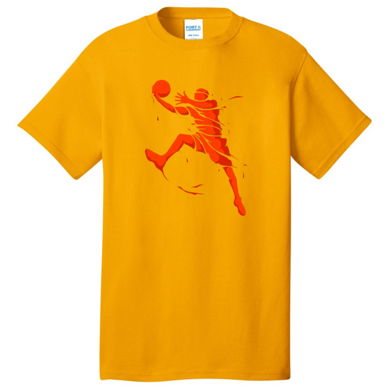 Basketball Player Splash Skill Basic T-shirt | Artistshot