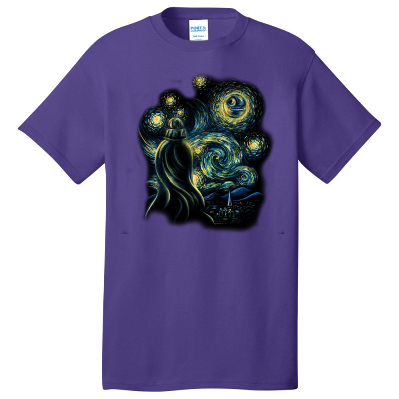 Darth Vader Starry Night Basic T-shirt | Artistshot