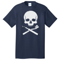 Dentist  Skull And Dental Picks Basic T-shirt | Artistshot