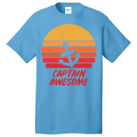 Captain Awesome Gift I Anchor Sailing Sailor Sail T Shirt Basic T-shirt | Artistshot