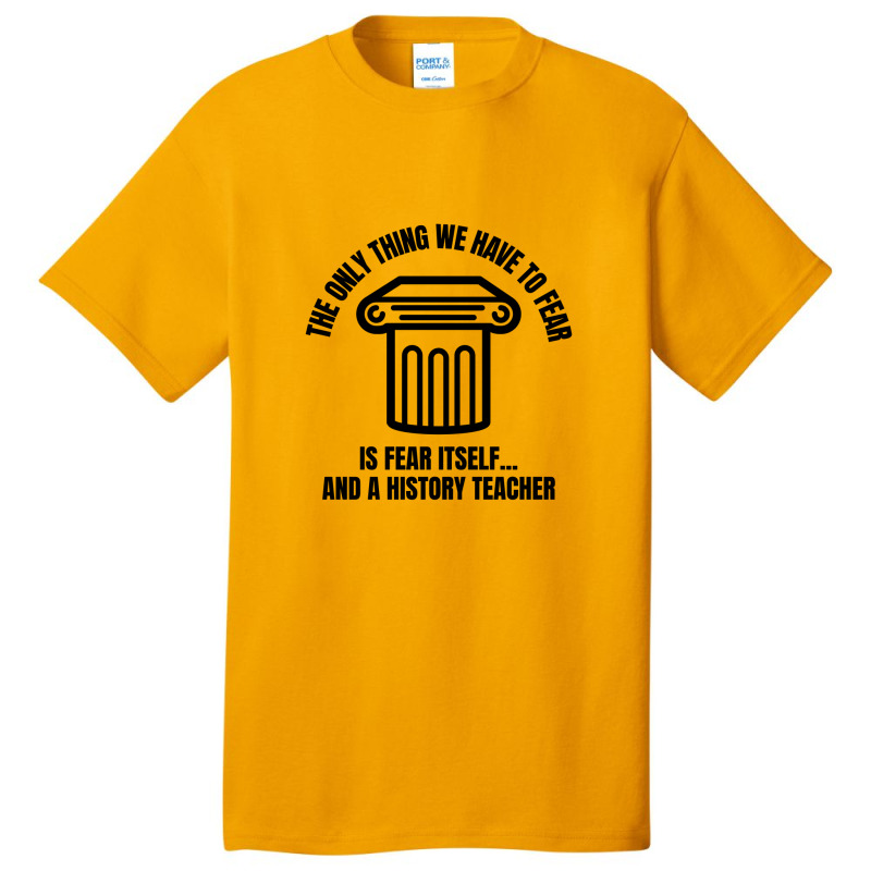 History Teacher Fear Basic T-shirt | Artistshot