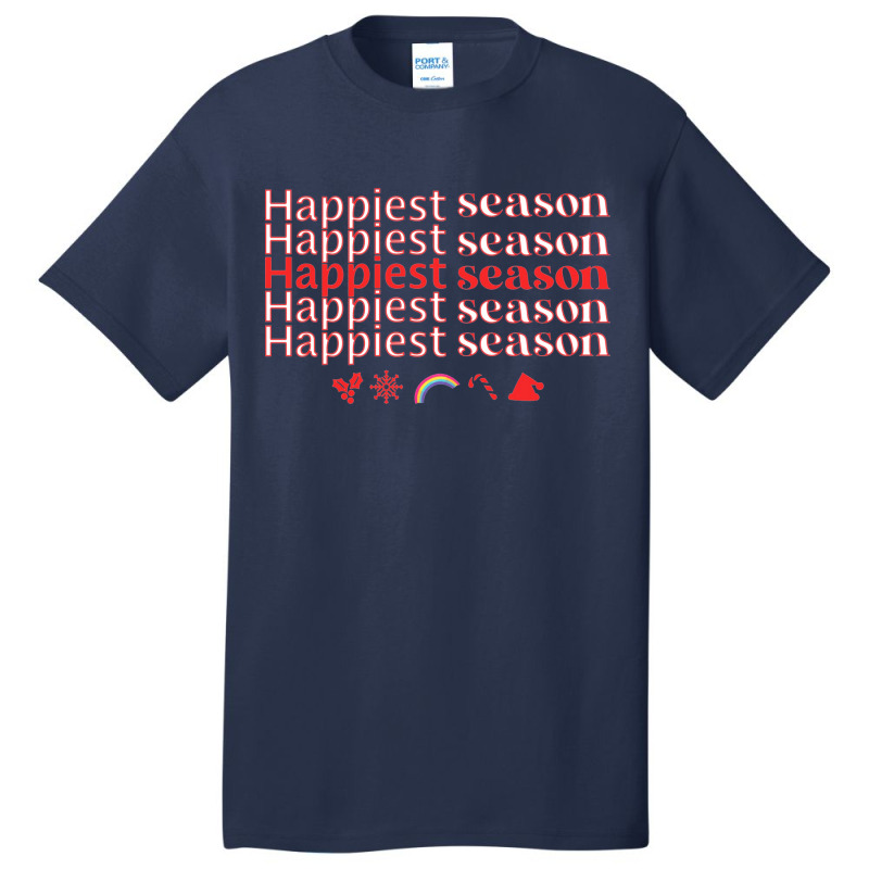 Happiest Holiday Season Basic T-shirt | Artistshot