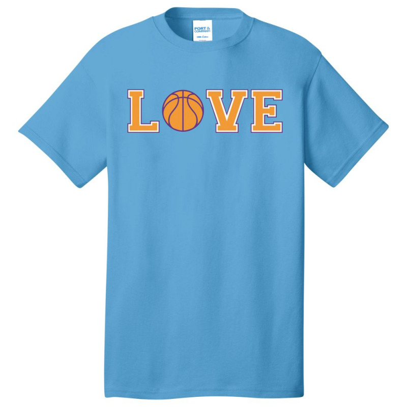 Basketball Love Basic T-shirt by hadriangobell | Artistshot