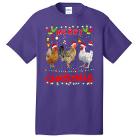 Chicken Cock Design Merry Christmas Chicken For Kids Costume Cute 32 H Basic T-shirt | Artistshot