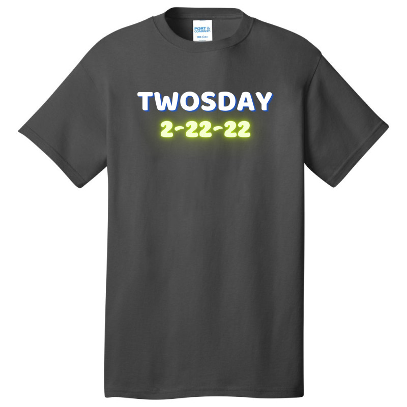 Happy Twosday, Celebrate 2s Day Basic T-shirt | Artistshot