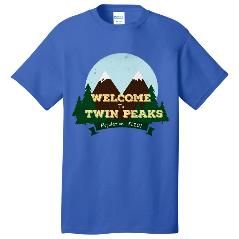 Welcome To Twin Peaks Basic T-shirt | Artistshot