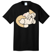 Licking Cat Basic T-shirt | Artistshot