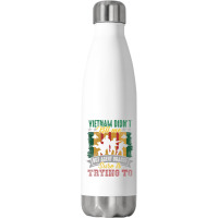 Vietnam Veterans Day Orange Agent Victims Retired  Stainless Steel Water Bottle | Artistshot