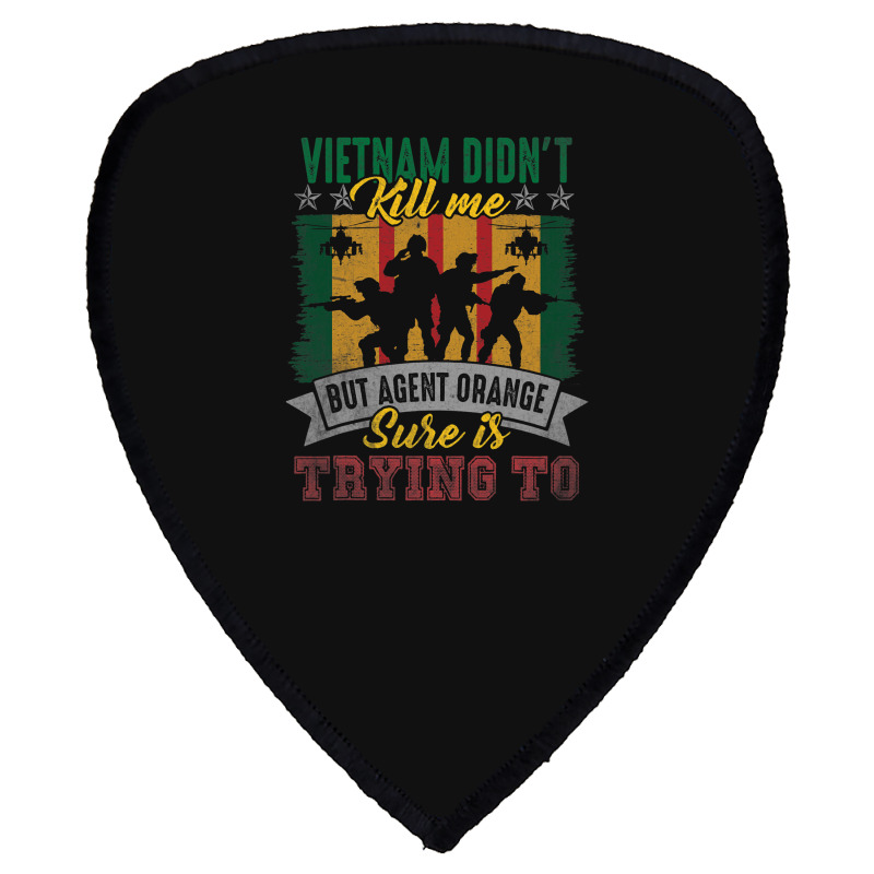 Vietnam Veterans Day Orange Agent Victims Retired  Shield S Patch | Artistshot