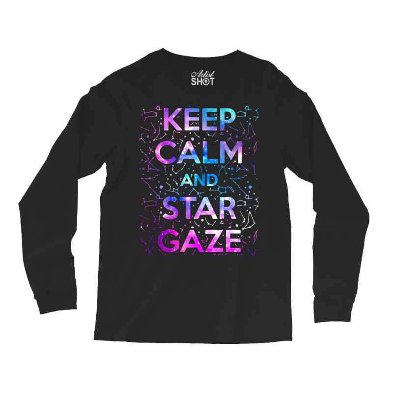 Stargazing Astronomy Lover Constellation Star Gazi Long Sleeve Shirts by DilynnRinker | Artistshot