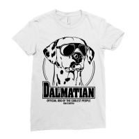 Funny Proud Dalmatian Coolest People Dog Saying Do Ladies Fitted T-shirt | Artistshot