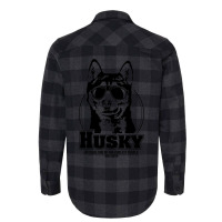 Funny Proud Husky Coolest People Dog Saying Dog Flannel Shirt | Artistshot