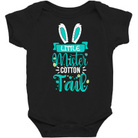 Easter T  Shirt Kids Little Mister Cotton Tail   Boys Easter Bunny 5 Baby Bodysuit | Artistshot