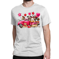 Valentine's Farm Animals Truck Classic T-shirt | Artistshot