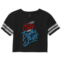 I Like Cats Scorecard Crop Tee | Artistshot