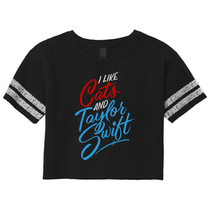 I Like Cats Scorecard Crop Tee | Artistshot