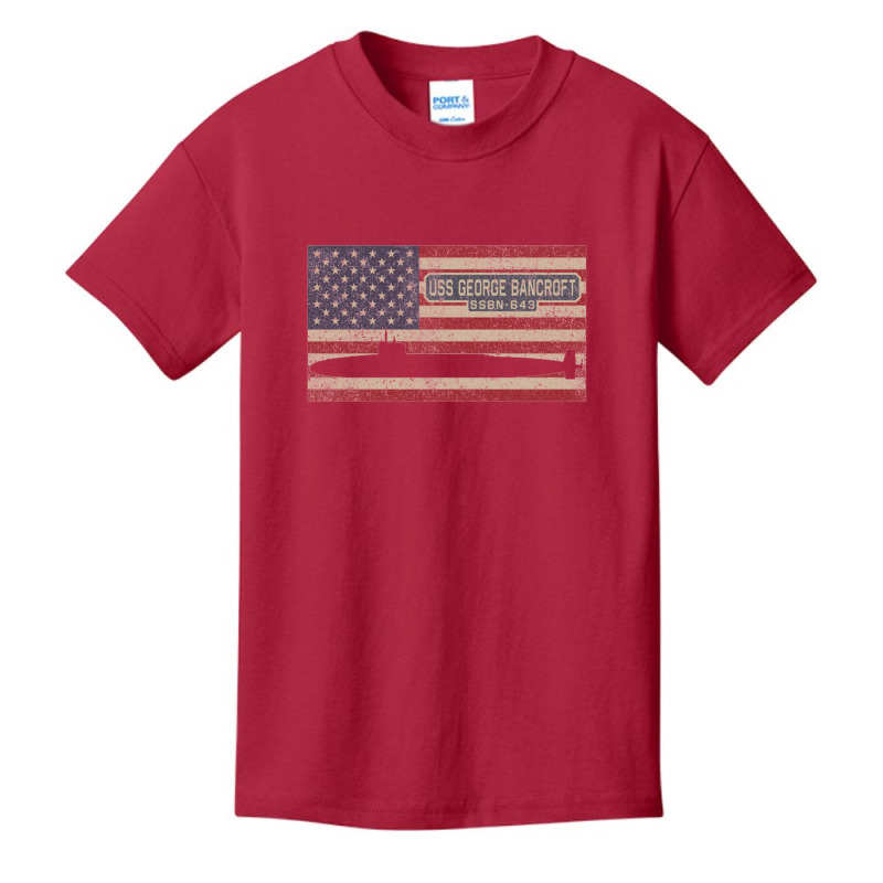 Uss George Bancroft Ssbn 643 Benjamin Franklin Class Ballistic Missile Basic Youth T-shirt by naeshastores | Artistshot