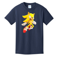 Yellow Hedgehog Jumps Aside Basic Youth T-shirt | Artistshot