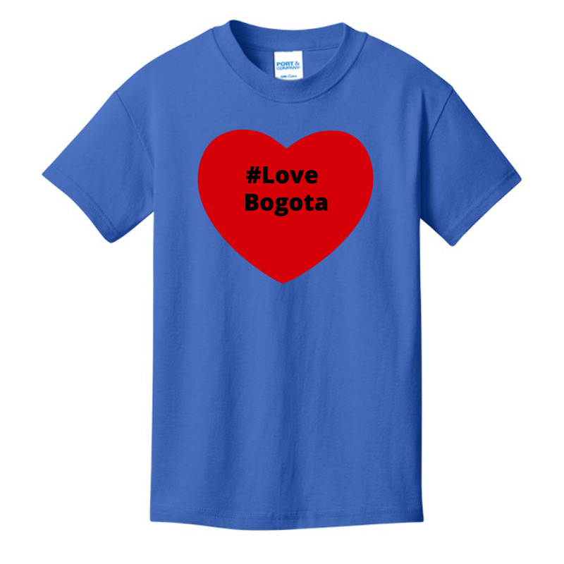 Love Bogota, Hashtag Heart, Love Bogota 2 Basic Youth T-shirt by chillinxs | Artistshot