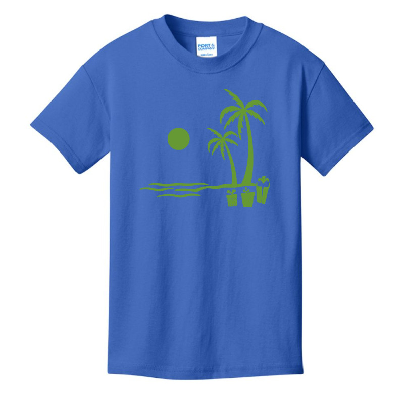 Christmas Tree Palm Island Basic Youth T-shirt by KENZU | Artistshot