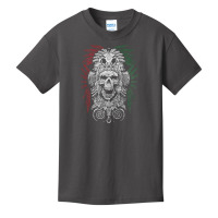 Ancient Aztec King Mexican Skull Mayas Mask Calavera Azteca T Shirt Basic Youth T-shirt | Artistshot