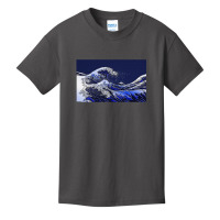 Hokusai Wave Carbon Fiber Styles Basic Youth T-shirt | Artistshot