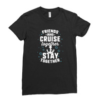 Friends Who Cruise Together T Shirt Match Anchor Vacation Ladies Fitted T-shirt | Artistshot