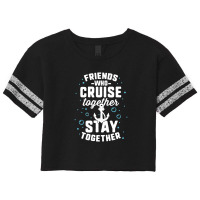 Friends Who Cruise Together T Shirt Match Anchor Vacation Scorecard Crop Tee | Artistshot