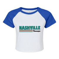 Nashville, Tennessee Raglan Crop Top | Artistshot