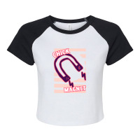 Valentines Day Chick Magnet Raglan Crop Top | Artistshot