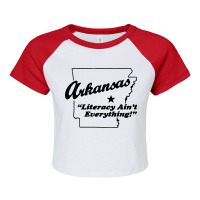 Literacy Aint Everything Raglan Crop Top | Artistshot