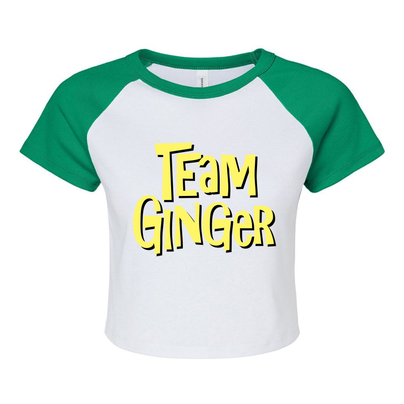 Team Ginger   Gilligans Island Raglan Crop Top by waktudzuhur | Artistshot