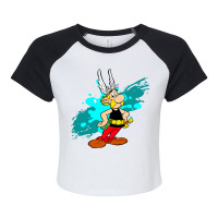 Asterix Raglan Crop Top | Artistshot