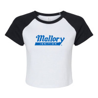 Mallory Mighty Ignition Raglan Crop Top | Artistshot