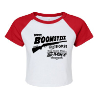 The New Boomstick Raglan Crop Top | Artistshot